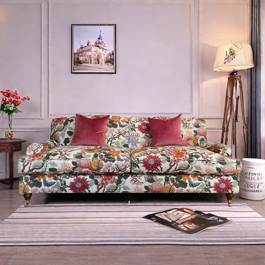 Hokku Designs Skenrist 62.9'' Chenille Sofa | Wayfair Hokku Designs Skenrist 62.9'' Chenille Sofa | Wayfair